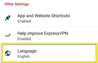 expressvpn-android-更改语言