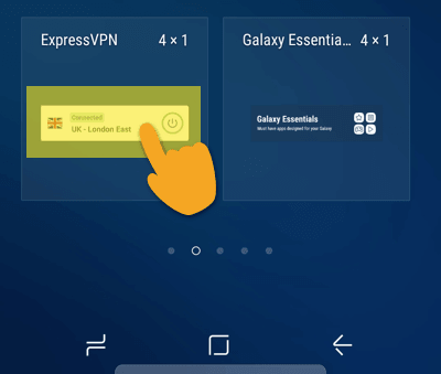expressvpn-android-添加小部件