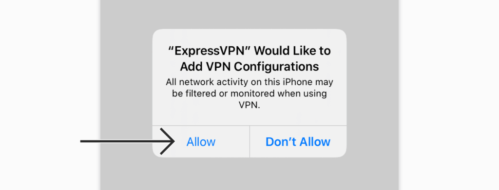 expressvpn-ios-允许添加VPN配置