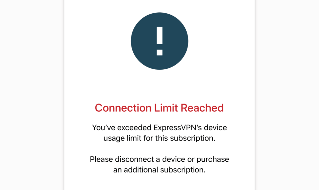 expressvpn-ios-同时连接设备数量限制