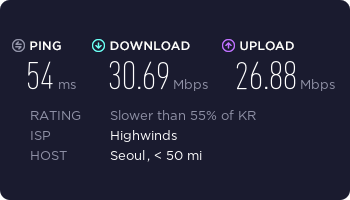 strongvpn韩国服务器速度测试